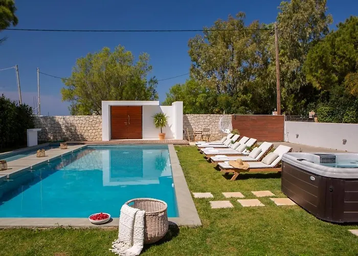 Villa Coastal Chic Luxury La Reina In Ai Giannis Lefkáda